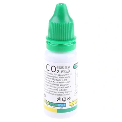 Image of Yushu Aquarium CO2 Indicator Solution Fish Tank Liquid Test for Healthy Plant Growth Long Term Monitor Water Treatments Kit