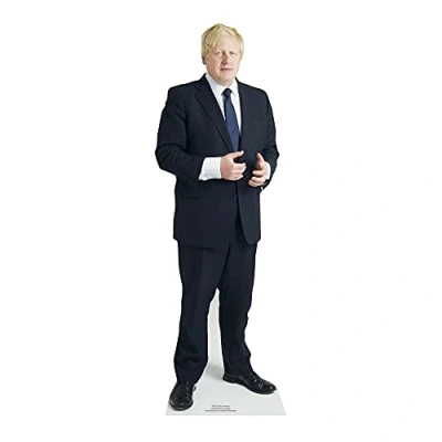 Image of STAR CUTOUTS Ltd CS916 Boris Johnson (Star Mini Celebrity Cardboard Cutout), Multicolor, Solid, Multicolour, Regular