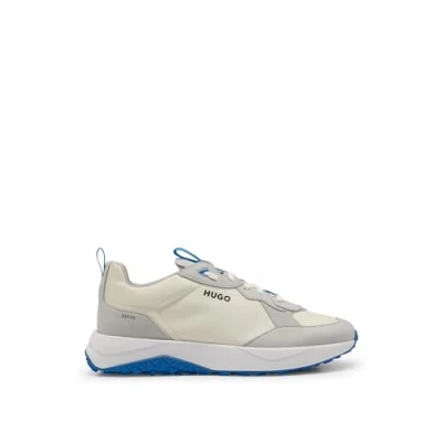 Image of HUGO KANE RUNN Trainers, Men&#039;s, Size: 8, Open white Textile/synthetics
