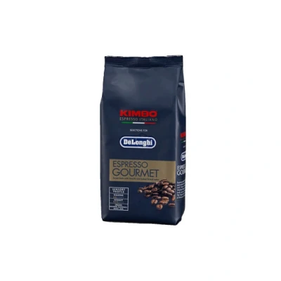 Image of De&#039;Longhi Kimbo Espresso Gourmet DLSC609 Coffee in Arabic Beans and Robust for Espresso, Light Roasting, Biscuit Notes Barely Deformed Bread