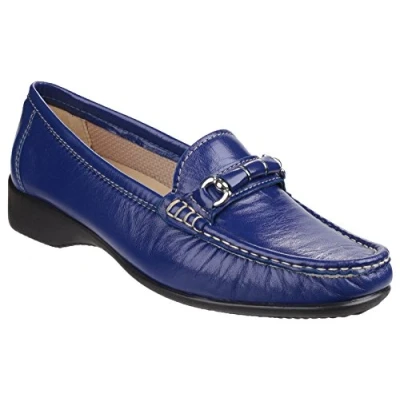 Image of Cotswold Barrington LEATHER Womens Navy Size UK 5