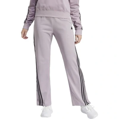 Image of adidas Sportswear Iconic Warpping SNAP Trackpant Tracksuit bottoms, Women&#039;s, Size: Medium, Preloved fig/black