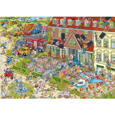 Image of Ravensburger 12000723 Rays Comic Series The Hotel 1000 pieces jigsaw Puzzle for adults and kids age 14 years up,