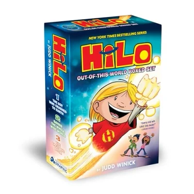 Image of Hilo: Out Of This World Boxed Set: the Boy Who Crashed to Earth / Saving Whole Wide Great Big Boom