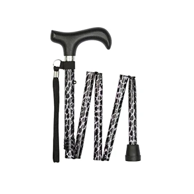 Image of CHARLES BUYERS Walking Stick Handbag Size Zebra Pattern