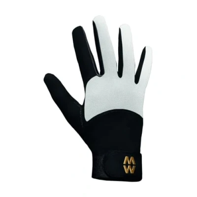 Image of 1 Pair Black / White Macwet Long Mesh Sports Gloves Unisex 12