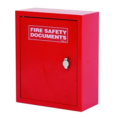 Image of Red Fire Document Cabinet With Seal Latch