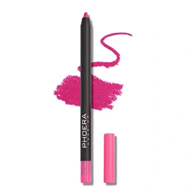 Image of AQUAPURITY PHOERA MATTE SUPER SMOOTH Pigmented Lip Liner Long lasting Smudge proof Pencil Waterproof Makeup Contour Lipliner (008 Cutie)