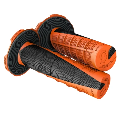 Image of Scott Grips Duece + Donuts Motocross Enduro, Neon Orange / Black Motocross4u