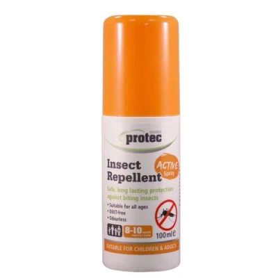 Image of Protec Insect Repellent. DEET Free Mosquito Repellent by Gurkha Protec, UK.