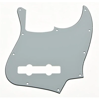 Image of KAISH 5 String J Bass Style Pick Guard Pickguard Scratch Plate for USA/Mexico Jazz made in USA/Mexio White 3 Ply