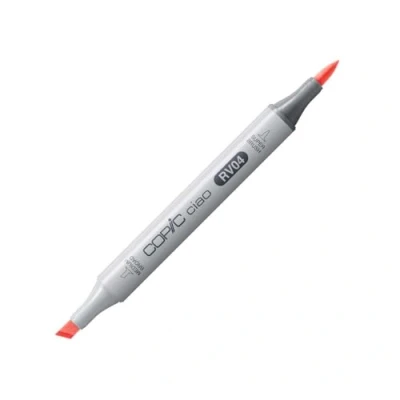 Image of COPIC Ciao Coloured Marker Pen (RV 04) Shock Pink, For Art &amp; Crafts, Colouring, Graphics, Highlighter, Design, Anime, Professional Beginners, Supplies Colouring Books