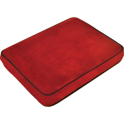 Image of Memory Foam Contour Travel Pillow Red