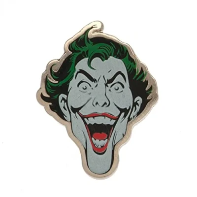 Image of The Joker Enamel Pin Badge (Hahaha Design) Official Merchandise