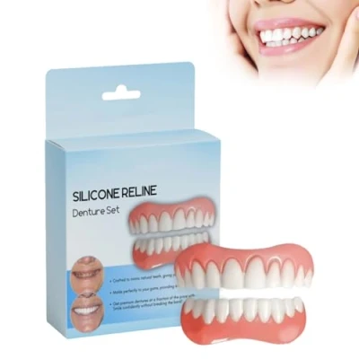 Image of Furzero Silicone Reline Denture Set, Kit, Reliner Dentures (1set)