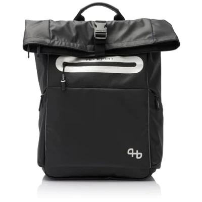 Image of Hedgren ROLL UP BACKPACK BLACK One Size Unisex Adults, Black, Size, Casual