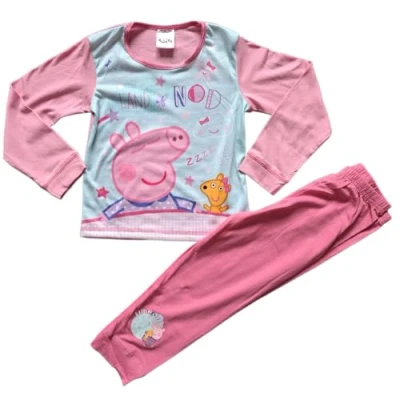 Image of Peppa Pig Girls Land Of Nod Pyjamas. Age 18 24 Months Multicolor