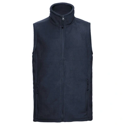 Image of Russell Athletic Mens Outdoor Fleece Gilet (French Navy) Size Large