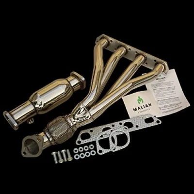 Image of Malian Exhausts for Mini Cooper/Cooper S R52/R53 1.6L Race Tubular Stainless Exhaust Manifold 02 06