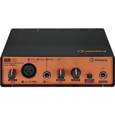 Image of Steinberg UR12 USB Audio Interface with iPad support/ Black