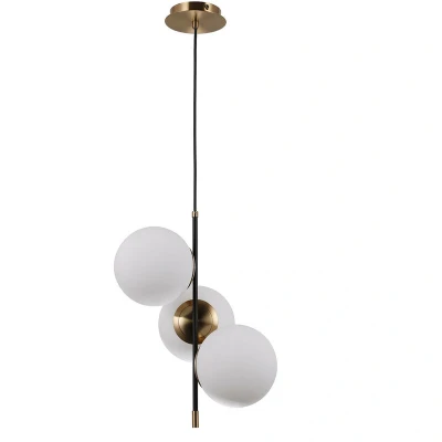 Image of Stelia Modern 3 Light Globe Pendant Ceiling Light, E14 Italux