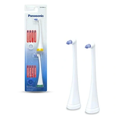 Image of Panasonic EW0940 Replacement Toothbrush Heads Pack of 2 Suitable for All Sonic Toothbrushes