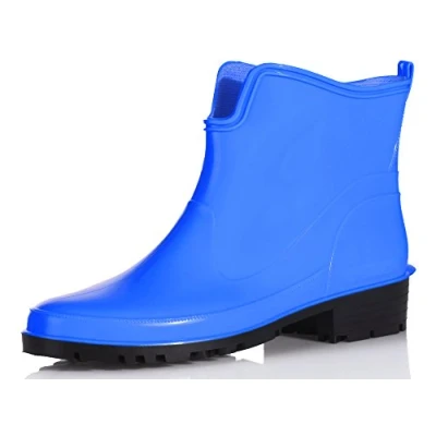 Image of Ladeheid Women&#039;s EVA Thermo Extra Light Wellington Boots Rainy Wellies Rain LADW002 (Cornflower 817, 7.5 UK)