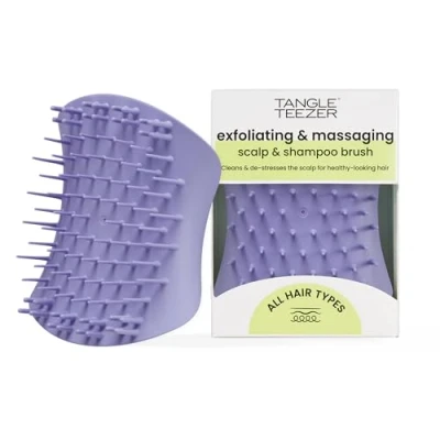 Image of Tangle Teezer The Scalp Exfoliator &amp; Massager Perfect for Hair Treatment Detox Lavender Lite