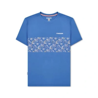 Image of Lambretta Mens Pai Pan T Shirt Vallarta Blue XXL