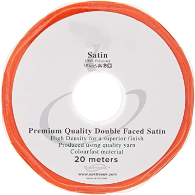 Image of ELEGANZA Double Faced Satin 3mm x 50m Orange No.04, 3 mm 5 0m