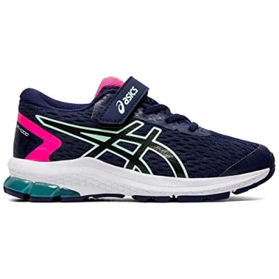 Image of Asics GT 1000 9 PS, Boy&#039;s Running Shoes, Peacoat/Black, 13.5 Child UK