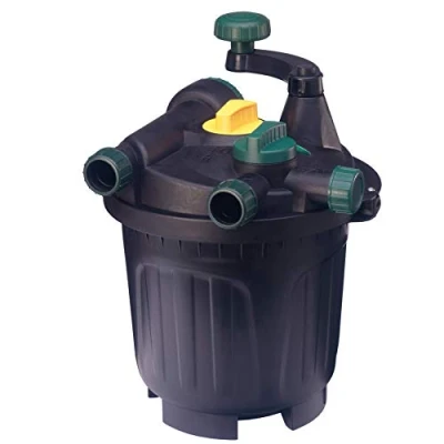 Image of Blagdon Clean Pond Machine, Easy Foam Free Pressure Filter, with UV Clarifier Light, Chi Media, Mechanical &amp; Biological Filtration, Turn to Wash Hands System, for Ponds up 16,000 Litres