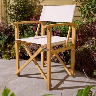 Image of Rowlinson Ascot Folding Directors Chair Natural