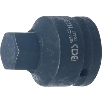 Image of BGS 5054 23 Impact Bit Socket length 55 mm 20 (3/4&quot;) Drive internal Hexagon