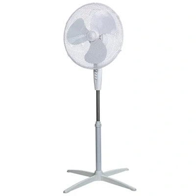 Image of Russell Hobbs 16&quot; Inch, Lightweight, Pedestal Fan, 3 Speeds, Wide Angled Oscillation, Powerful Airflow, Adjustable Height, White RHPPF1621