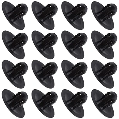 Image of eMagTech 50pcs Bonnet Insulation Retainer Clips Fastener Door Panel Trim Compatible with Ford Mondeo Fiesta Transit 6448410 W700671S300 6678518 8mm Hole Diameter 12.7mm Depth