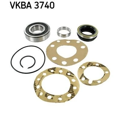 Image of 9036340020, 9036340041, 9036340047, 9714406308 Wheel bearing kit SKF VKBA 3740 with shaft seal 90mm TOYOTA: HIACE 3 Bus, Kasten