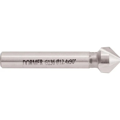 Image of Dormer G136 HSS High Speed Steel Straight Shank Countersink with 90 Degree Angle, Single Pack