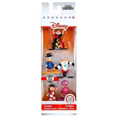 Image of Jada Toys Disney Nano Metalfigs Diecast Mini Figures 5 Pack Wave 2 4cm