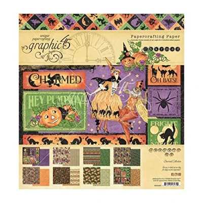 Image of Graphic 45 Double Sided Paper Pad 8&quot;X8&quot; 24/Pkg Charmed