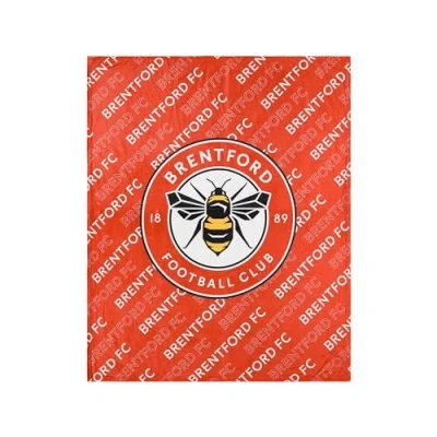 Image of FOCO Officially Licensed Brentford FC Supreme Slumber Plush Throw Blanket