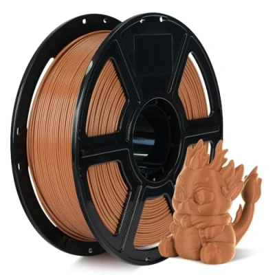 Image of FLASHFORGE Rapid PLA Filament 1.75mm, High Flow Speedy 3D Printer Filament, Experience Exceptional Performance with 500mm/s Speed Printing, Neatly Wound &amp; Top Notch (Light Brown)