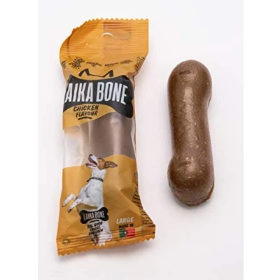 Image of LAIKA BONE 100% natural dog dental cheese chew, lactose free,high in protein (Chicken, 1 Small)