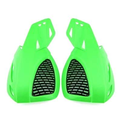 Image of Keenso 7/8&quot; motorcycle Handlebar Muffs, Universal Handguards Hand Guards Brush Bar Protector for Motocross Supermoto Racing Dirt Bike ATV(Green) handle