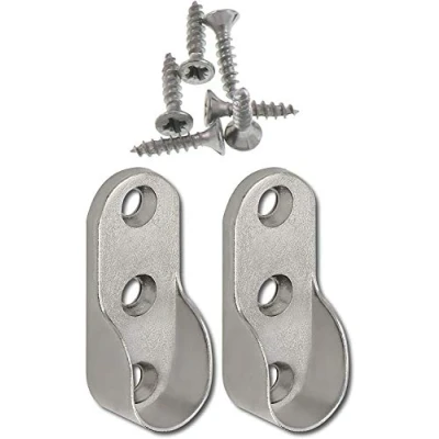 Image of Vasalat 118500622 cupboard tube holder oval storage, silver