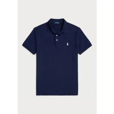 Image of Polo Ralph Lauren Custom FIT Stretch MESH Shirt shirt, Men&#039;s, Size: Small, Refined navy