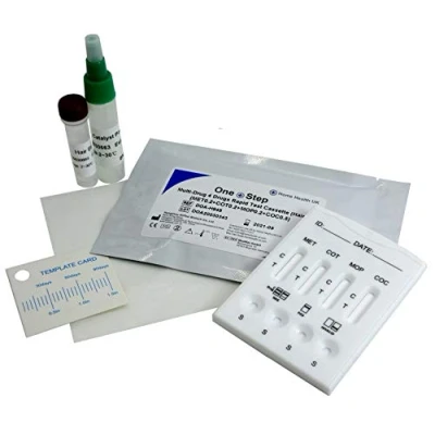 Image of 3 x Hair Multi Drug Test Kit Cocaine Cotinine Methamphetamine &amp; Morphine