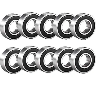 Image of Rubber Sealed Bearing,MACHSWON 2 PCS Deep Groove Ball Bearings 12mm x 24mm 6mm