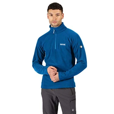 Image of Regatta Kenger Fleece with Zip Neck Fleece, Men, Imperial Blue, S