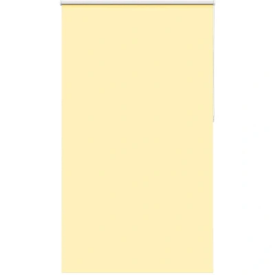 Image of vidaXL Roller Blind Blackout Yellow 125x230 cm Fabric Width 121.6 Polyester